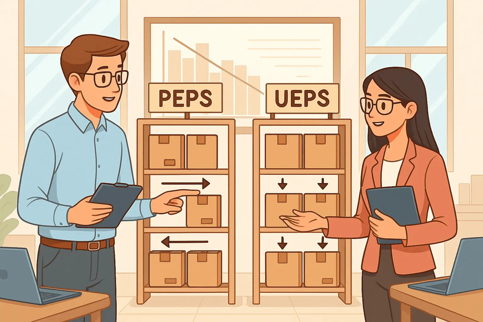 O que são PEPS e UEPS? Entenda os métodos de avaliação de estoques