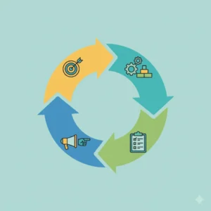 Gráfico didático comparando Ponto de Equilíbrio Contábil, Financeiro e Econômico, mostrando seus diferentes níveis de faturamento mínimo.